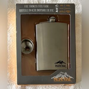 NWT 8 OZ Stainless flask and funnel